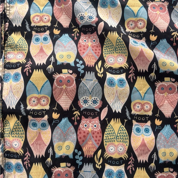 Unique Vintage Black Owl Print Skirt -Size 16/1XL- NWOT-Retro Novelty Print - Picture 3 of 8